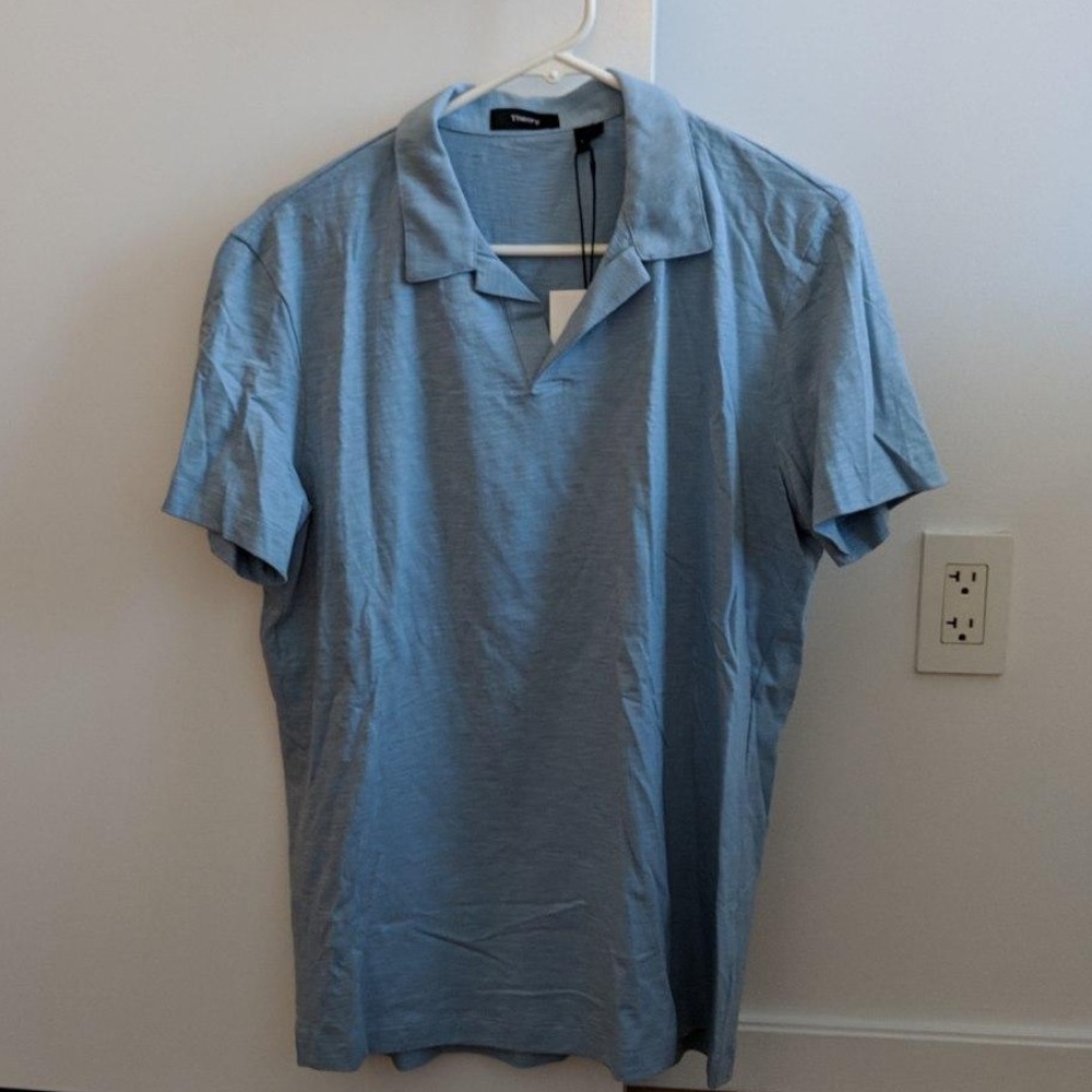 NWT! Theory men’s polo shirt